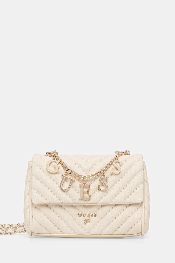 Παιδική τσάντα Guess απομίμηση λείου δέρματος μπεζ J4YZ45.WFZL0.PPY2