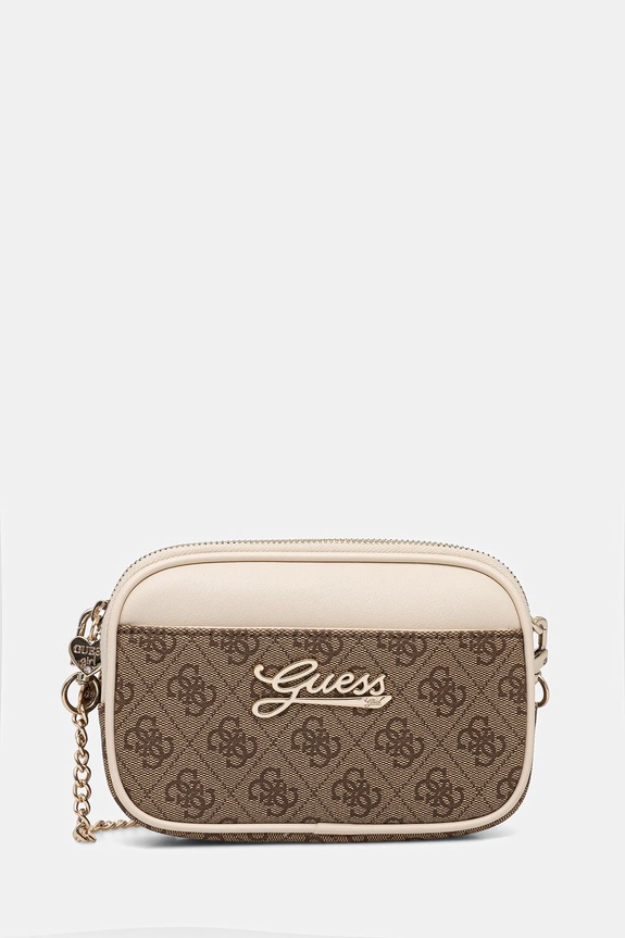 Παιδική τσάντα Guess απομίμηση λείου δέρματος μπεζ J6RZ27.WFMF0.PPY2
