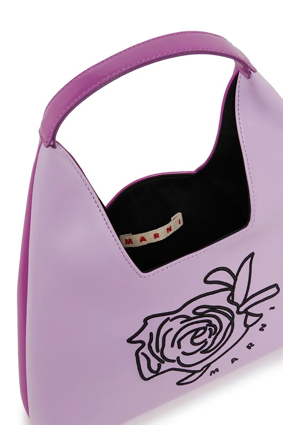 Marni torebka dziecięca MW114F DIAMOND BAG BAGS fioletowy M01837.M00TK