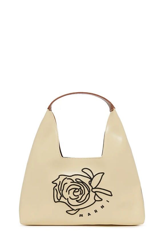 Marni torebka dziecięca MW114F DIAMOND BAG BAGS aplikacja beżowy M01837.M00TK