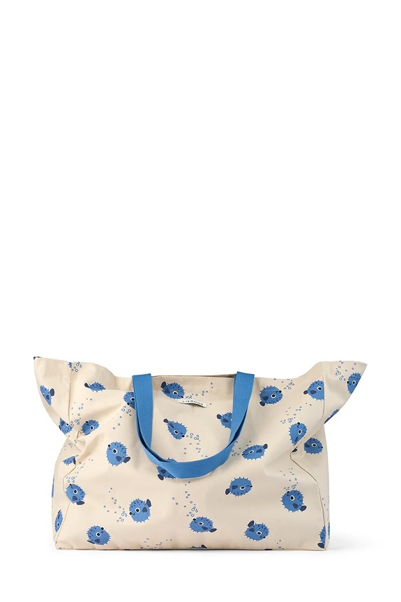 Liewood torebka bawełniana dziecięca Maxi Totebag mieści A4 beżowy LW14739.PPY2