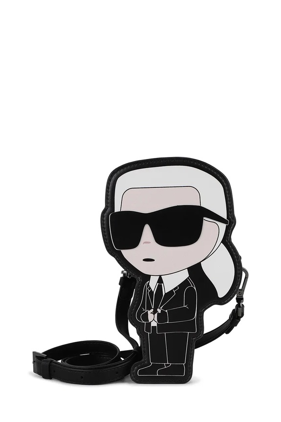 Karl Lagerfeld geantă crossbody pentru copii negru Z31211