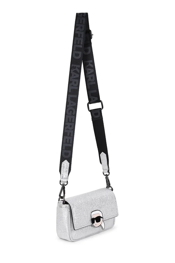 Παιδική τσάντα Karl Lagerfeld Z31218 ασημί SS26