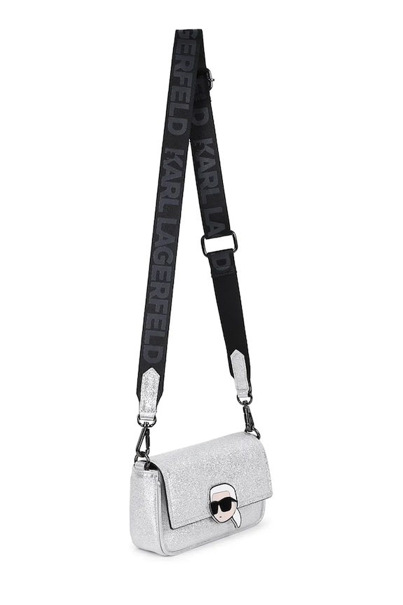 Παιδική τσάντα Karl Lagerfeld Z31218 ασημί SS26