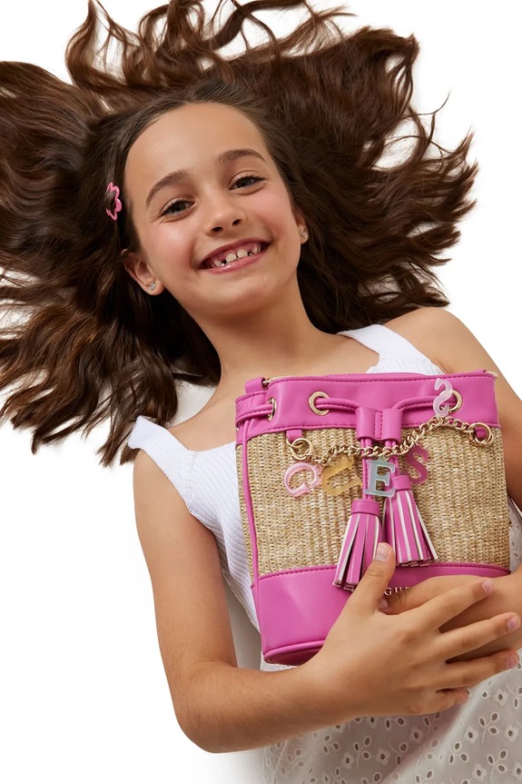 Guess σάκος παιδικός μπεζ J6GZ19.WH860.PPY2.M