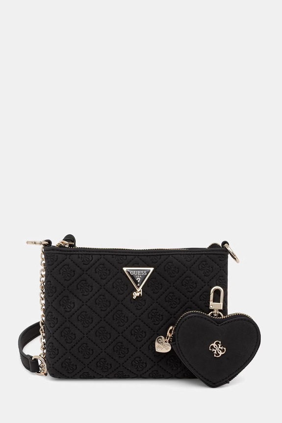 Guess keresztpántos táska fekete J6GZ36.WR200.PPY2.M