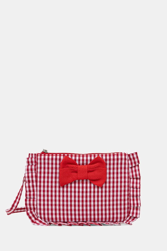 United Colors of Benetton crossbody torba za djecu pamučna crvena 6W20RY003.P.Stagionale