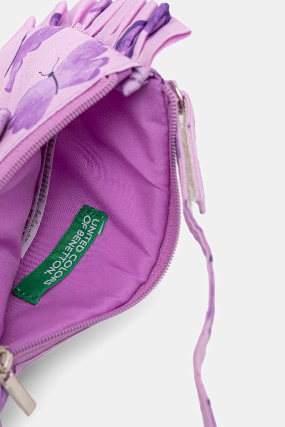 United Colors of Benetton gyerek pamut keresztpántos táska lila 6W20RY003.P.Stagionale