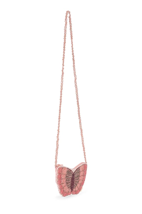 Konges Sløjd torebka crossbody dziecięca BUTTERFLY BEADED BAG KS105299.PPY2 różowy SS26