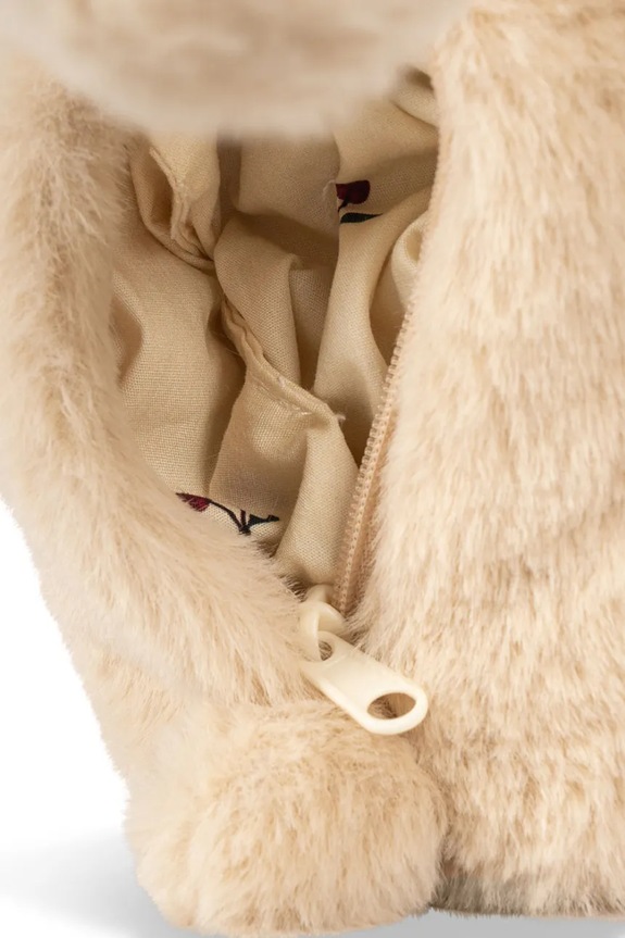 Konges Sløjd geantă crossbody pentru copii TEDDY BAG KS105548.PPY2 bej