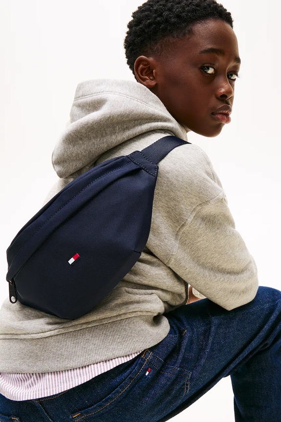 Tommy Hilfiger marsupio per bambini semplice blu navy KA0KA00024.PPY2