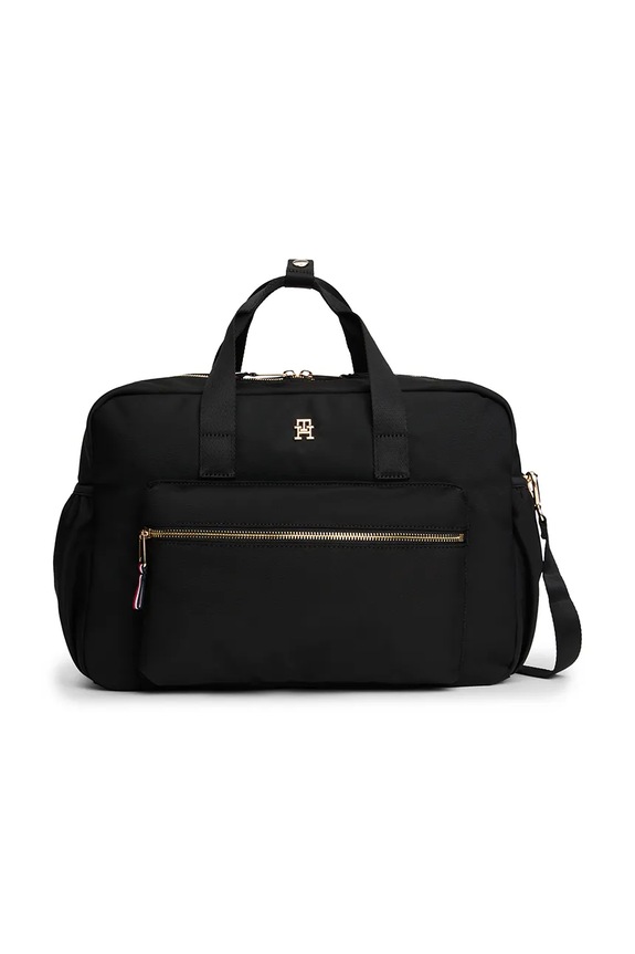 Tommy Hilfiger torba do wózka mieści A4 czarny KA0KA00026.PPY2