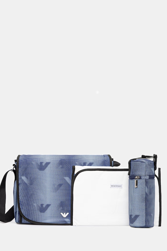 Taška ku kočíku Emporio Armani vzorovaný modrá EB000407.AF21523