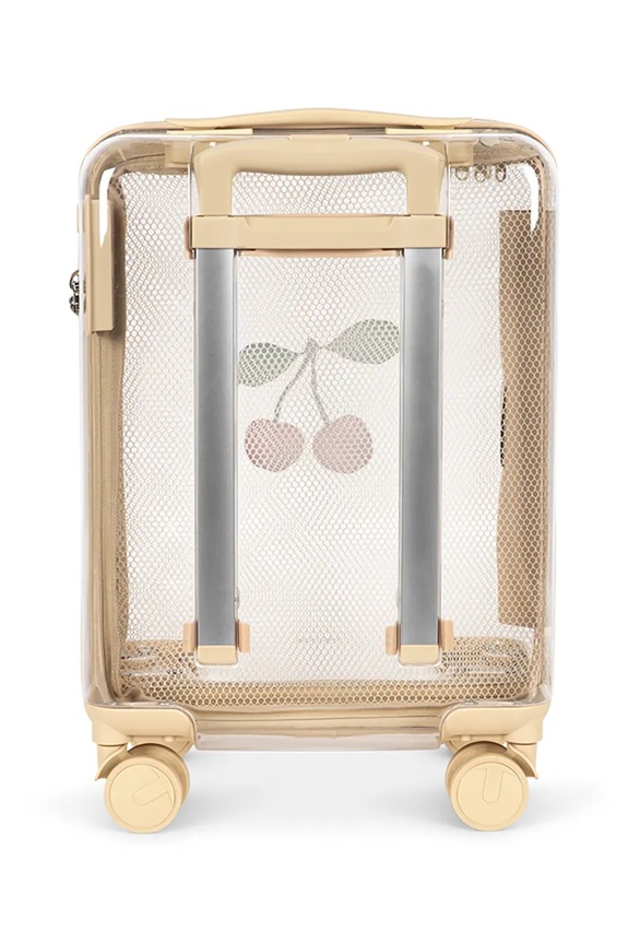 Konges Sløjd walizka TRANSPARENT TRAVEL SUITCASE KS105556.PPY2 biały SS26