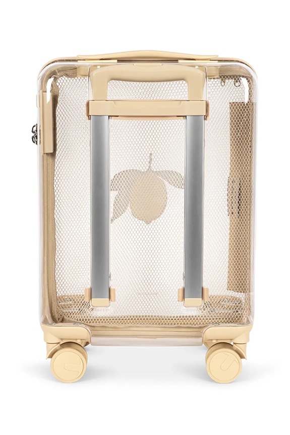 Konges Sløjd walizka TRANSPARENT TRAVEL SUITCASE KS105556.PPY2 biały SS26