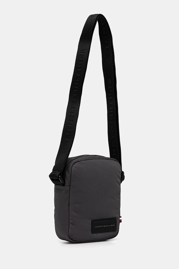 Σακίδιο Tommy Hilfiger AM0AM14009 γκρί SS26