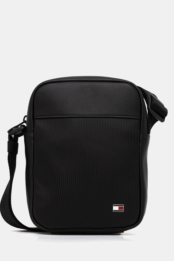 Tommy Hilfiger saszetka nie mieści A4 czarny AM0AM14015