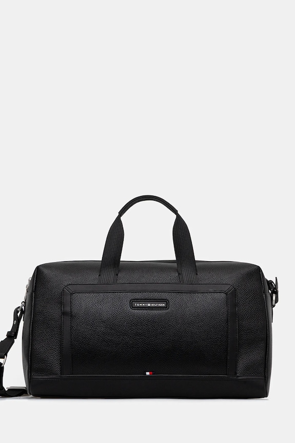 Torba Tommy Hilfiger bez uzorka crna AM0AM14005