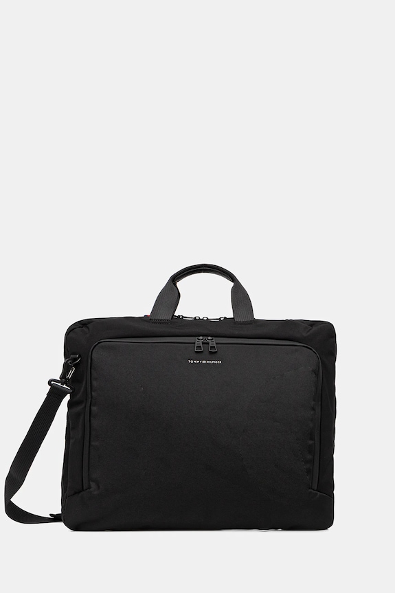 Taška Tommy Hilfiger 51 x 42 x 5 cm hladký černá AM0AM14036