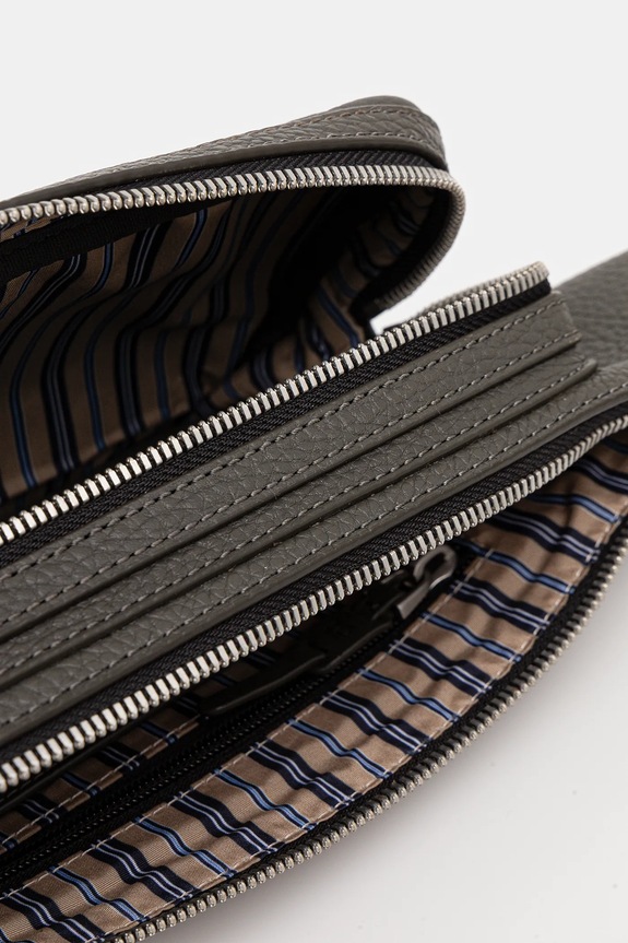 Kožená ledvinka Tommy Hilfiger AM0AM14023 zelená