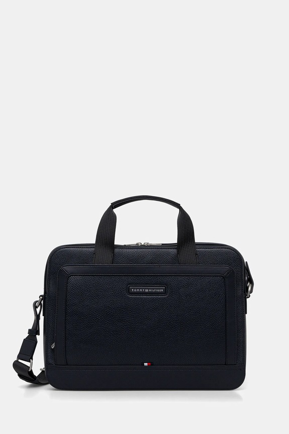 Taška Tommy Hilfiger 37 x 26 x 6 cm nášivka námořnická modř AM0AM13987