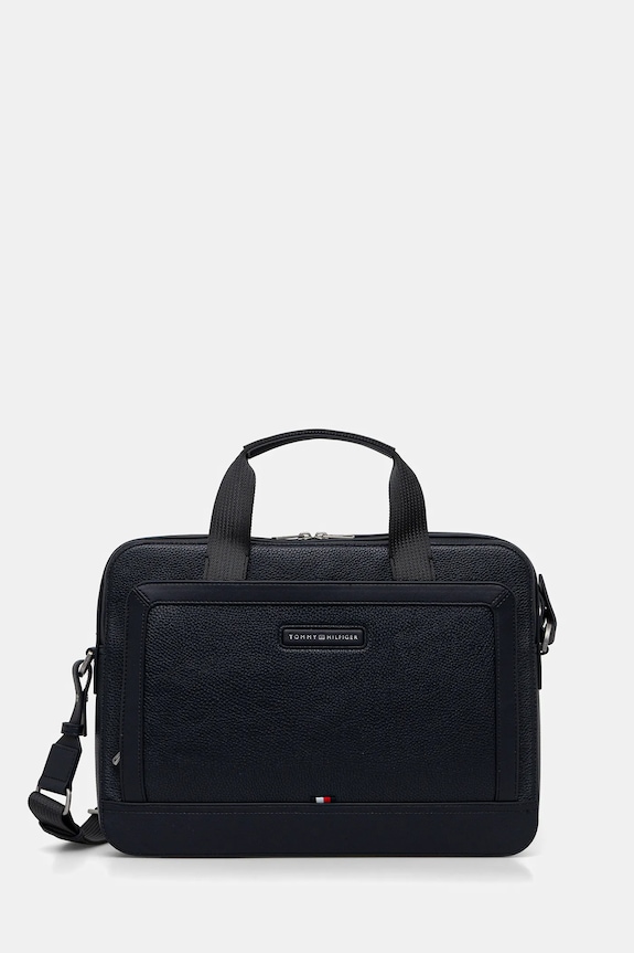 Taška Tommy Hilfiger 37 x 26 x 6 cm nášivka námořnická modř AM0AM13987