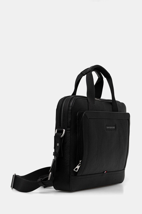 Taška Tommy Hilfiger 37 x 26 x 6 cm AM0AM13987 černá SS26