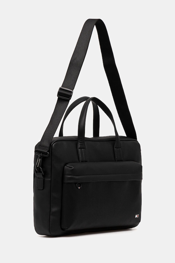 Taška Tommy Hilfiger 38 x 29 x 7 cm AM0AM13989 černá SS26