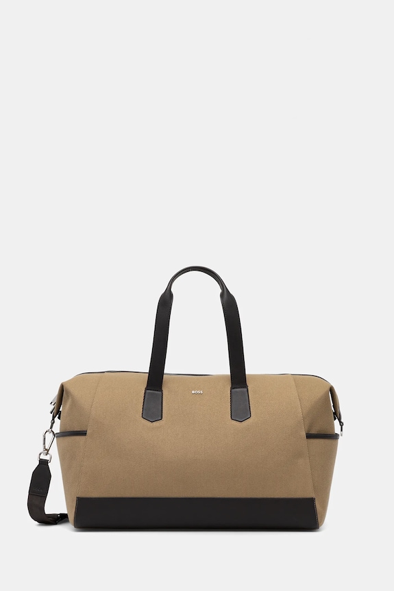 BOSS torba Dakkar_Holdall mieści A4 beżowy 50558392