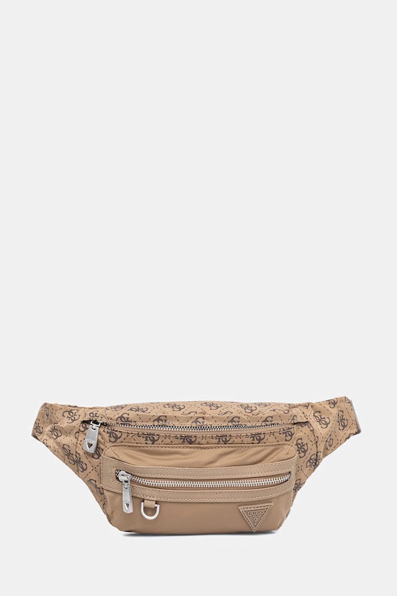 Ľadvinka Guess BERLIN vzorovaný hnedá HMBENP.P6156