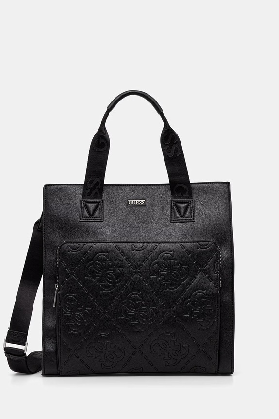 Guess torba BOSTON mieści A4 czarny HMBOMG.P5403