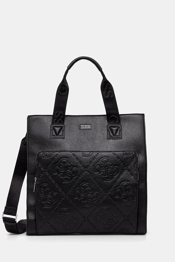 Guess torba BOSTON mieści A4 czarny HMBOMG.P5403