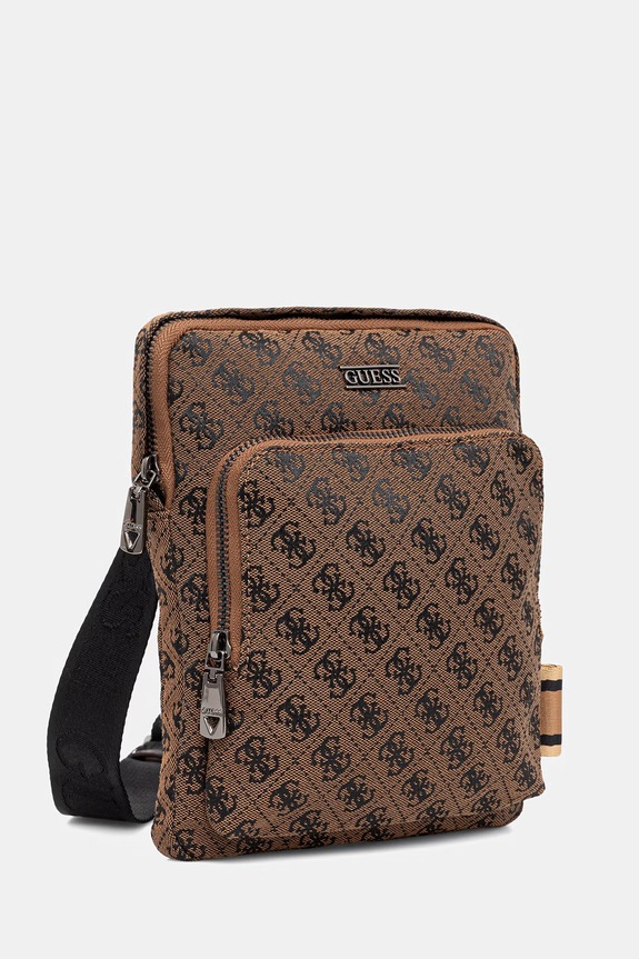 Guess gentuță bărbați BOSTON HMBOST.P6123 maro SS26