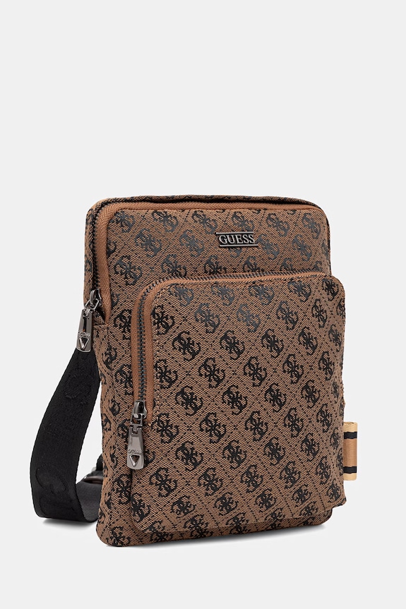 Guess gentuță bărbați BOSTON HMBOST.P6123 maro SS26