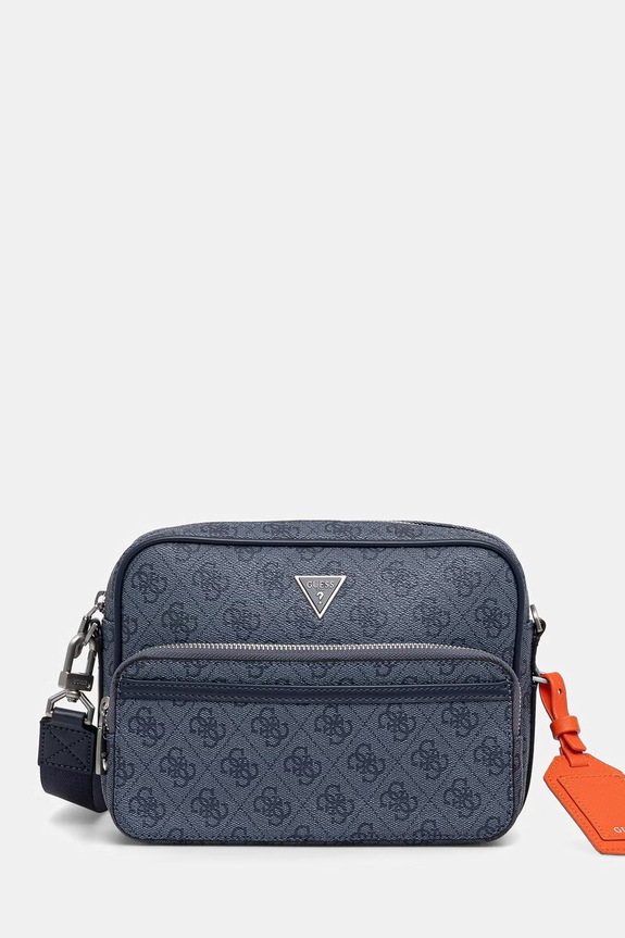 Guess vrecko pánske z imitácie kože MILANO modrá HMMILO.P5422