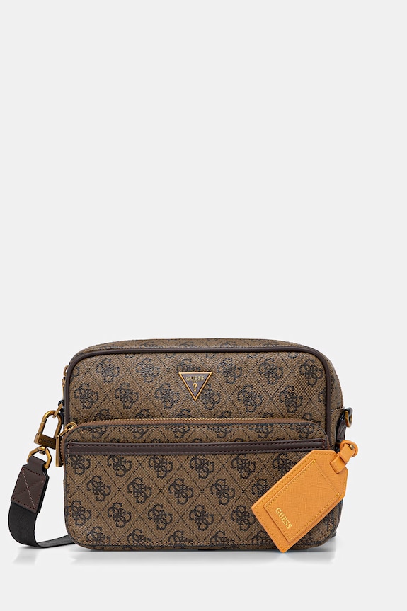 Guess saszetka MILANO nie mieści A4 brązowy HMMILO.P5422