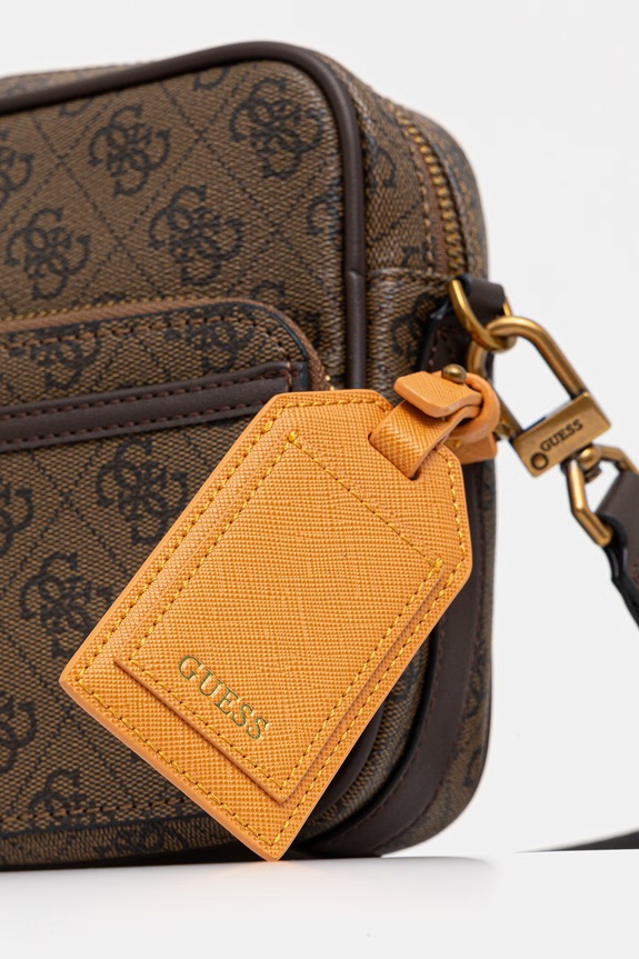 Guess saszetka MILANO brązowy HMMILO.P5422