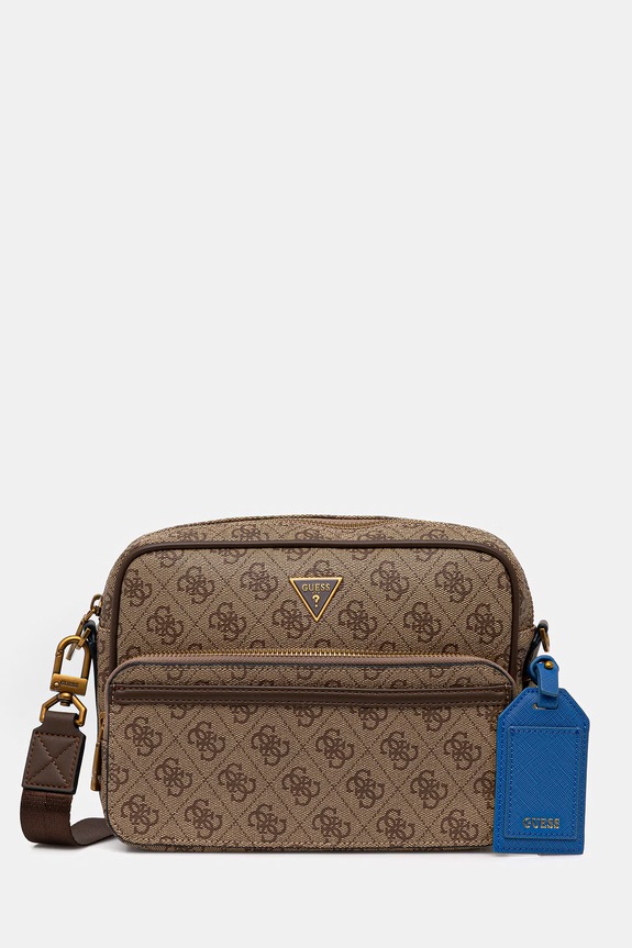Guess saszetka MILANO nie mieści A4 brązowy HMMILO.P5422