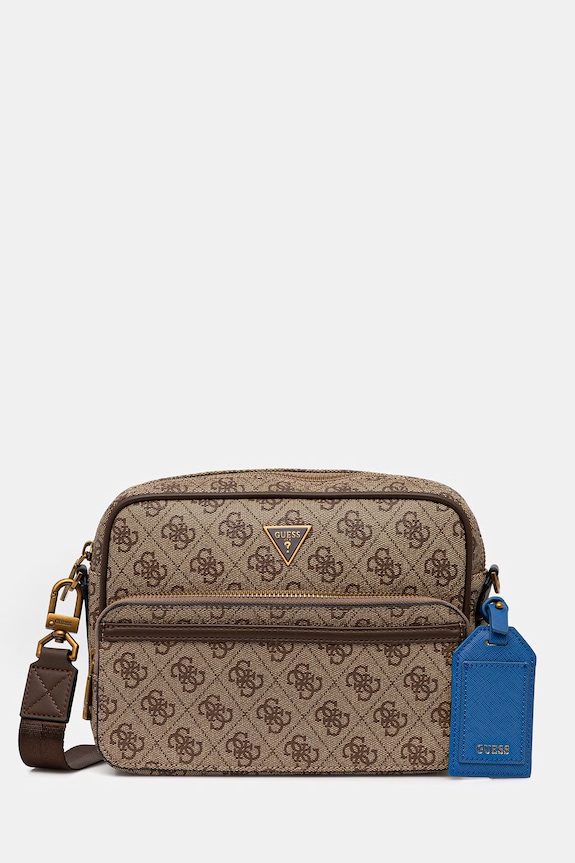 Guess saszetka MILANO nie mieści A4 brązowy HMMILO.P5422