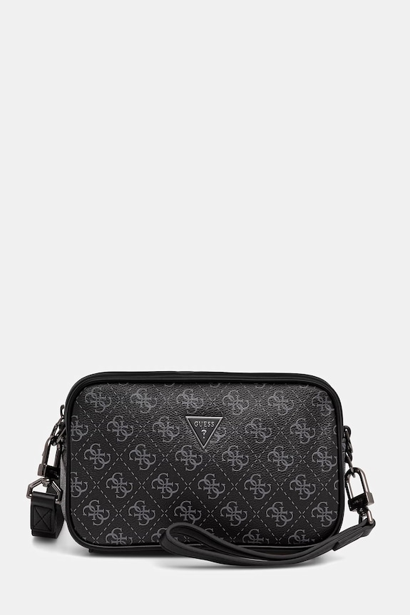 Guess saszetka MILANO nie mieści A4 czarny HMMILO.P6150