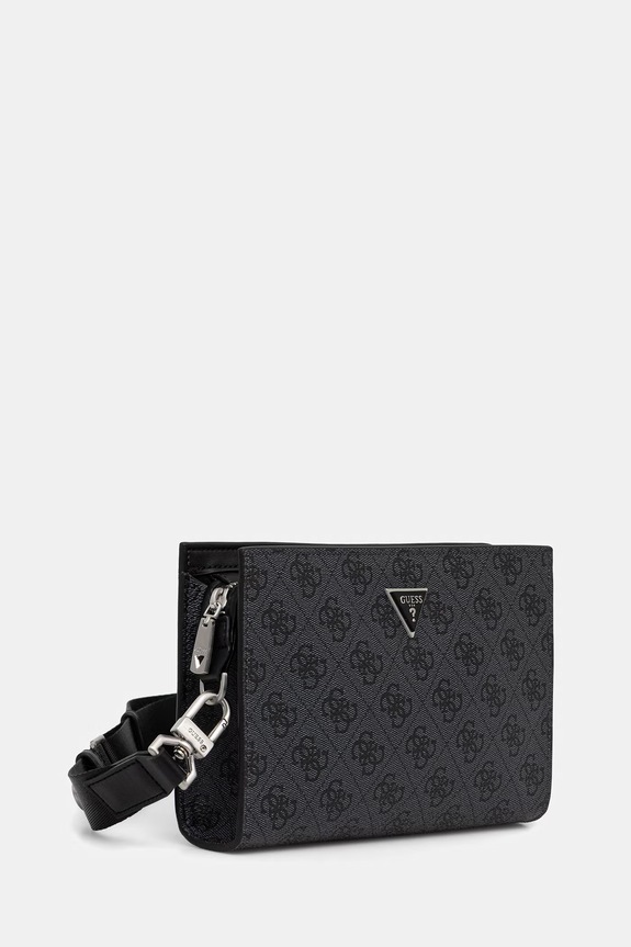 Guess saszetka męska z imitacji skóry MILANO HMMILO.P6157 szary SS26