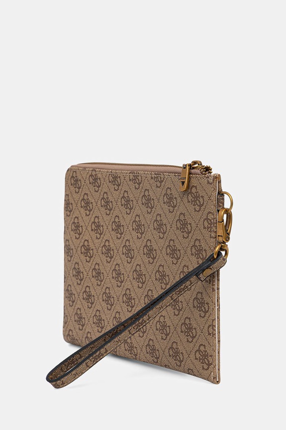 Guess geantă mică pentru bărbați cu imitație de piele MILANO PMBALO.P5235 maro SS26
