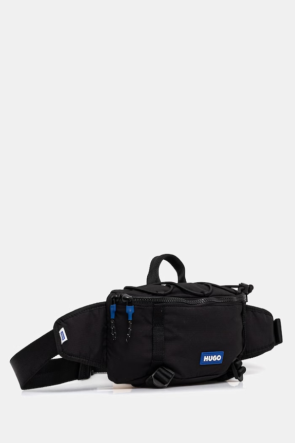 Ledvinka Hugo Blue Vytal R_ROPEWaistbag 50558440 černá SS26