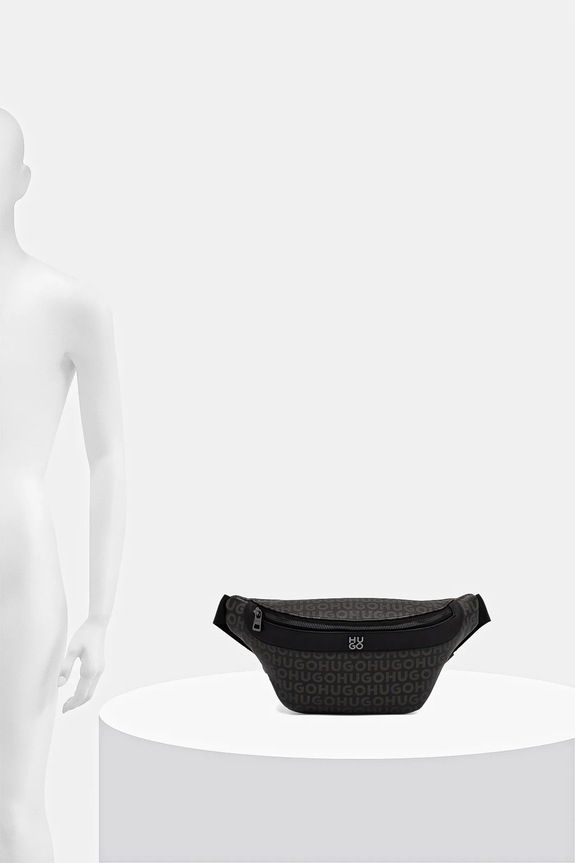 HUGO borsetă pentru bărbați Quantic_M_Bumbag 50558372 negru