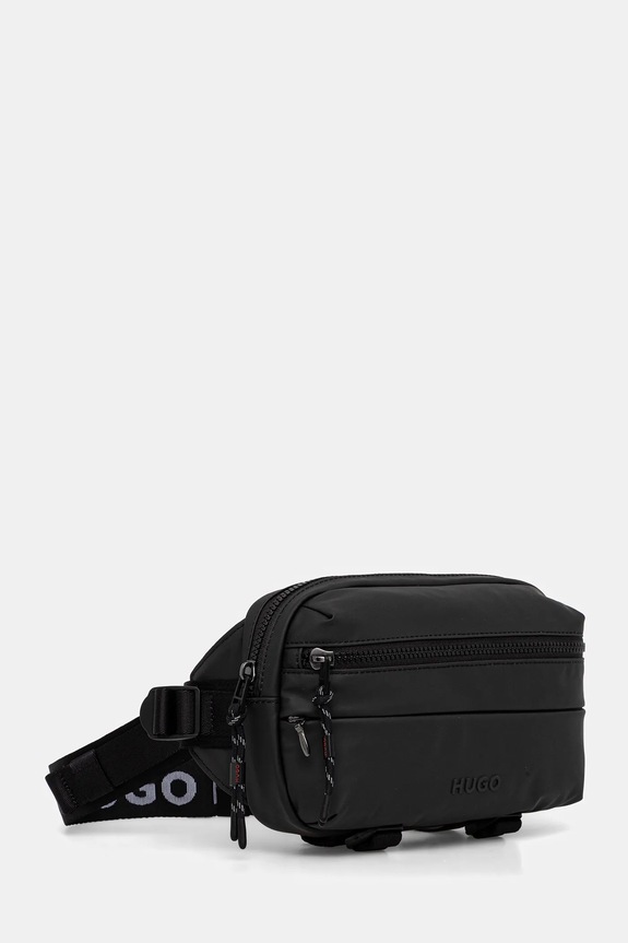 HUGO borsetă WANNER_Bumbag 50558539 negru SS26
