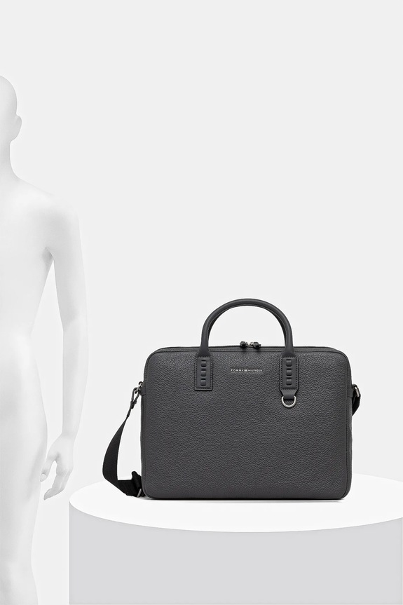 Tommy Hilfiger torba na laptopa skórzana AM0AM14072