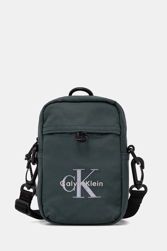 Calvin Klein borsetă nu incape in A4 verde LV04D3231G