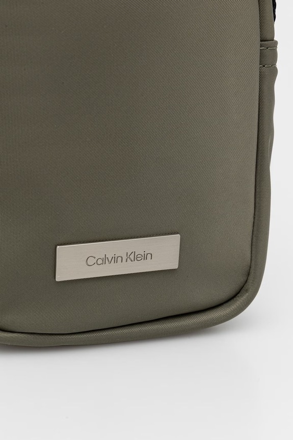 Calvin Klein saszetka męska zielony LV04D3233G