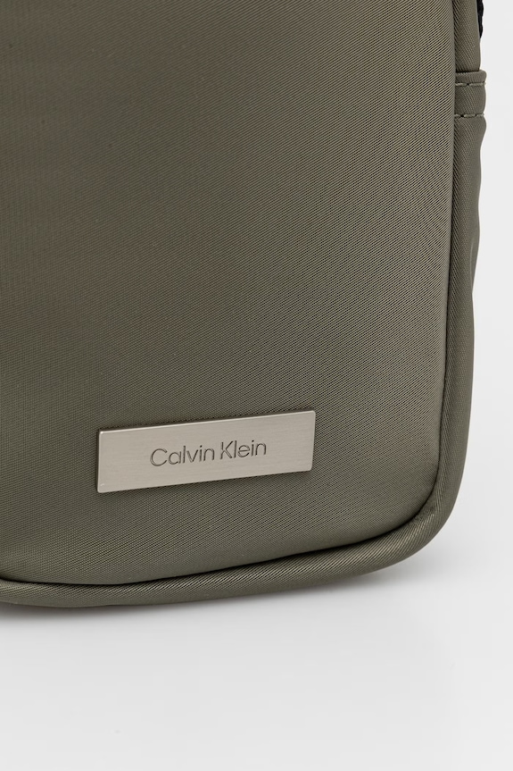 Calvin Klein saszetka męska zielony LV04D3233G
