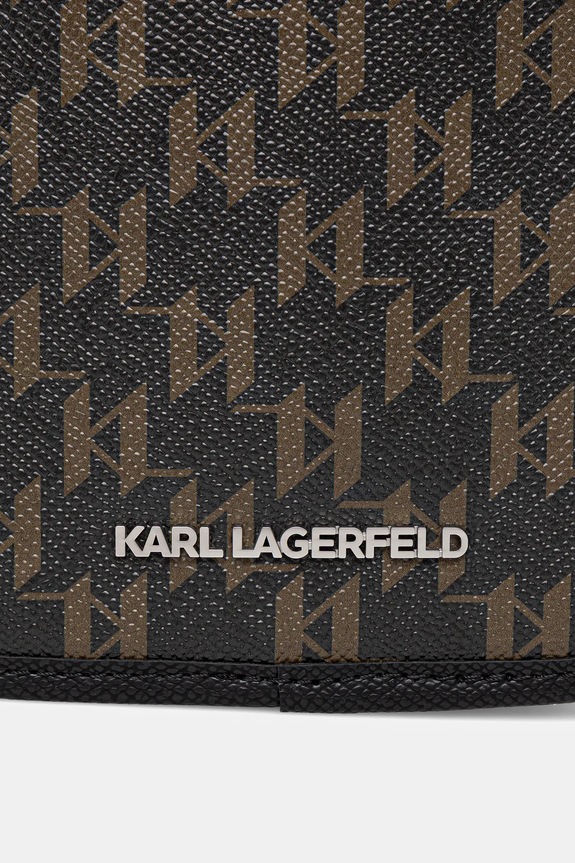 Malá taška Karl Lagerfeld K/MONOGRAM B1M30230 čierna